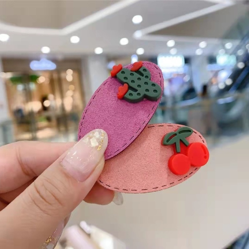 Kẹp Tóc Hình Thỏ / Vịt Vàng Hoạt Hình Phong Cách Hàn Quốc Cho Bé Gái