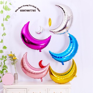 Sỉ Bán Bóng Bay Hình mặt Trăng 70Cm Trang Trí Tiệc Sinh Nhật  TT25