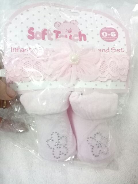 Set phu kiện tất kèm băng đô xuất Anh