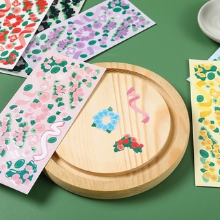 Flower stickers_ Trang trí top,card