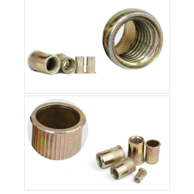 Combo 50c Ốc tán rút chân nhỏ M8 thép mạ