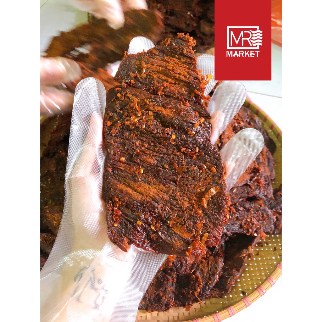 Khô Bò Đà Nẵng tươi ngon, sợi mềm, cay túi 500gr