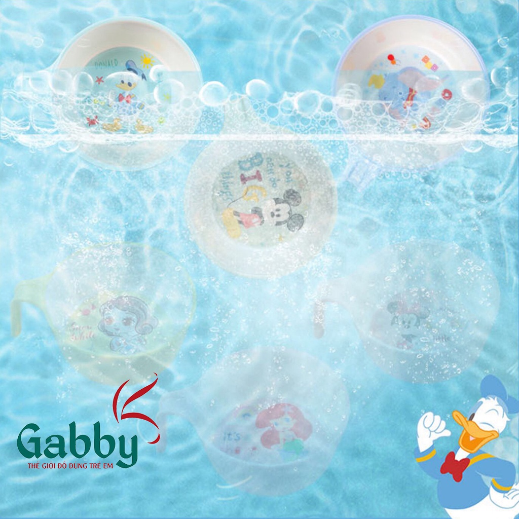 Tô Melamine tay cầm 2 màu Disney siêu đáng yêu cho bé