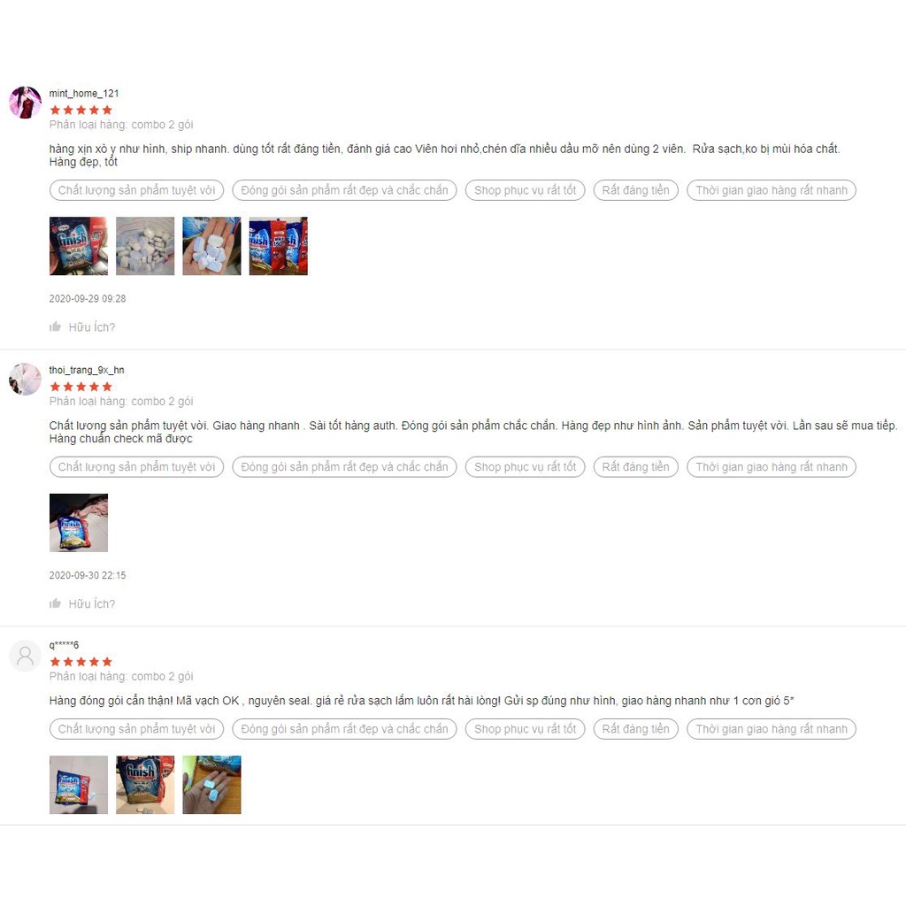 Viên Rửa Bát Finish Nhật Bản túi 150 Viên | Viên Rửa Chén Chuyên Dụng Cho Máy Rửa Chén Finish JAPMALL | BigBuy360 - bigbuy360.vn