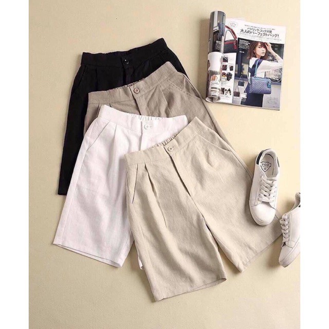 Quần short khuy xước UNISEX