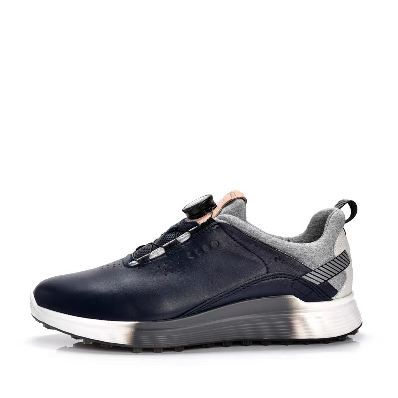Giày Golf Nam Ecco Nút Vặn Tiện Lợi, Chống Nước Tốt, Golf Shoes
