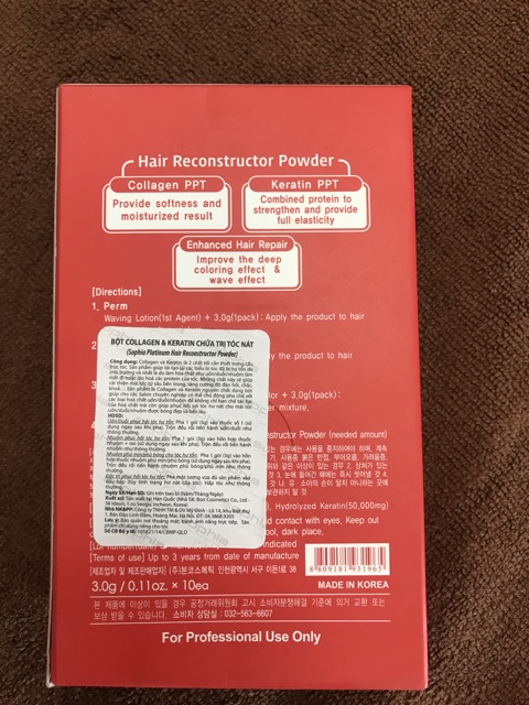 Bột collagen sophia chữa trị tóc nát và hư tổn | BigBuy360 - bigbuy360.vn