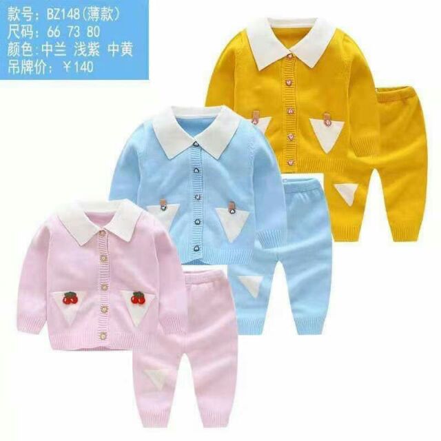 Bộ len quảng châu cho bé