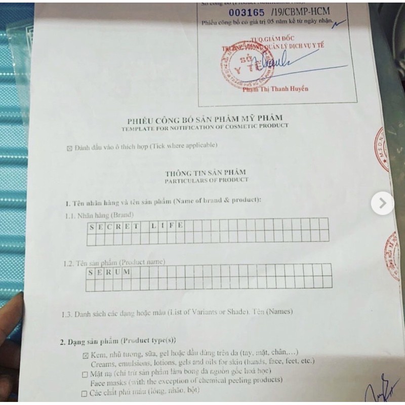 Serum mụn Secret Life