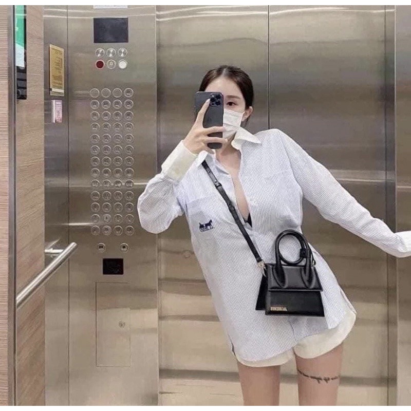 Túi Jacquemus quai kẹp nách quai xoắn & quai thường hàng Super chuẩn size 18 15 Fullbox túi vải rút cao cấp