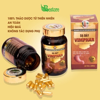 Viên uống dạ dày vimphar giảm đau dạ dày trào ngược dạ dày ợ hơi ợ chua thành phần 100% thảo dược thiên nhiên