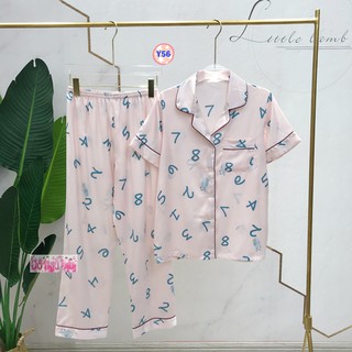Pijama Lụa Cộc Tay Cao Cấp Y56