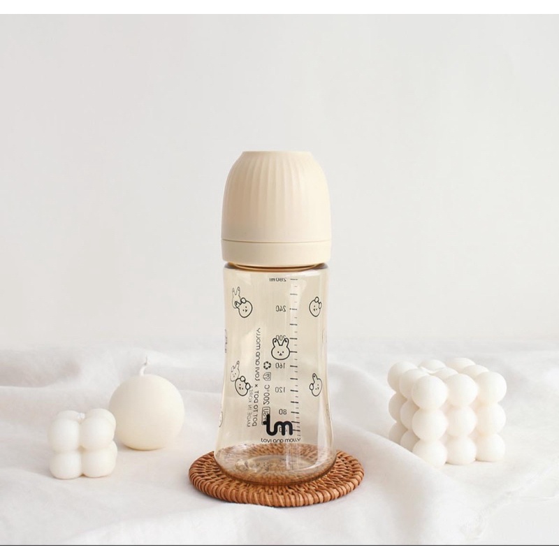 Bình sữa TOVI&MOLLY hoạ tiết Thỏ và Sóc đáng yêu