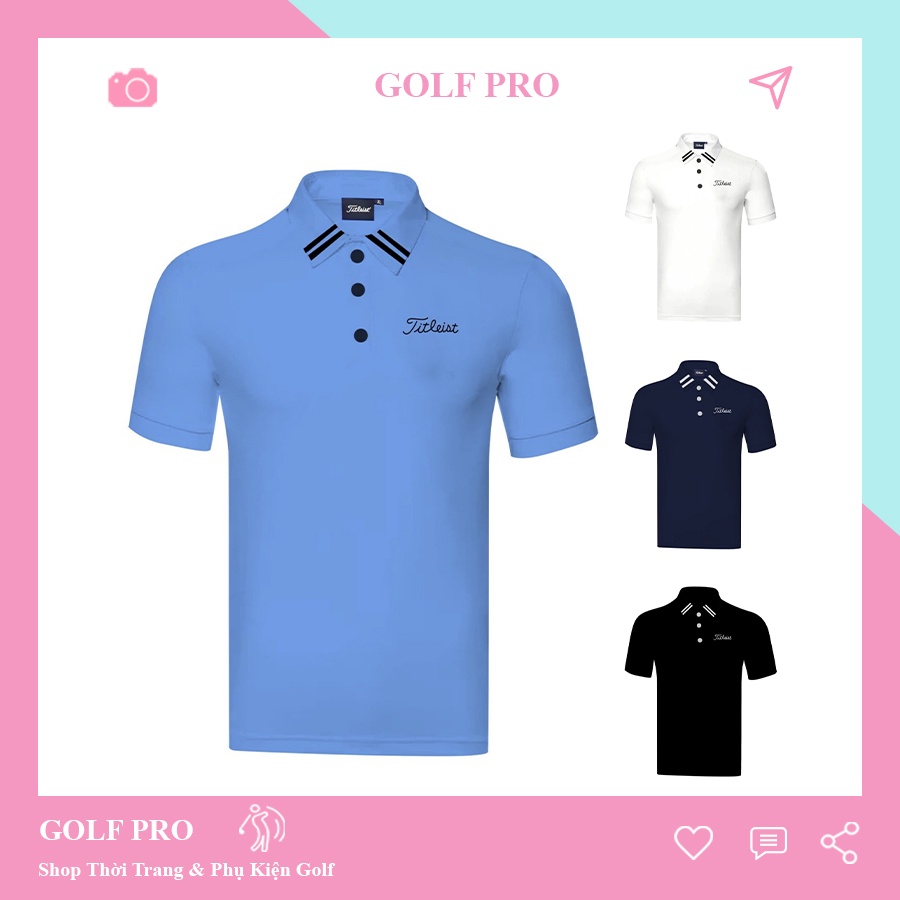 Áo golf nam thun thể thao áo phông cộc tay cao cấp PXG GOLF PRO AN024