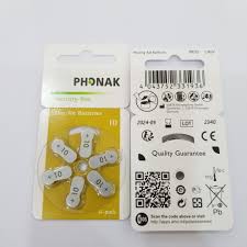 Pin máy trợ thính size 10 Phonak