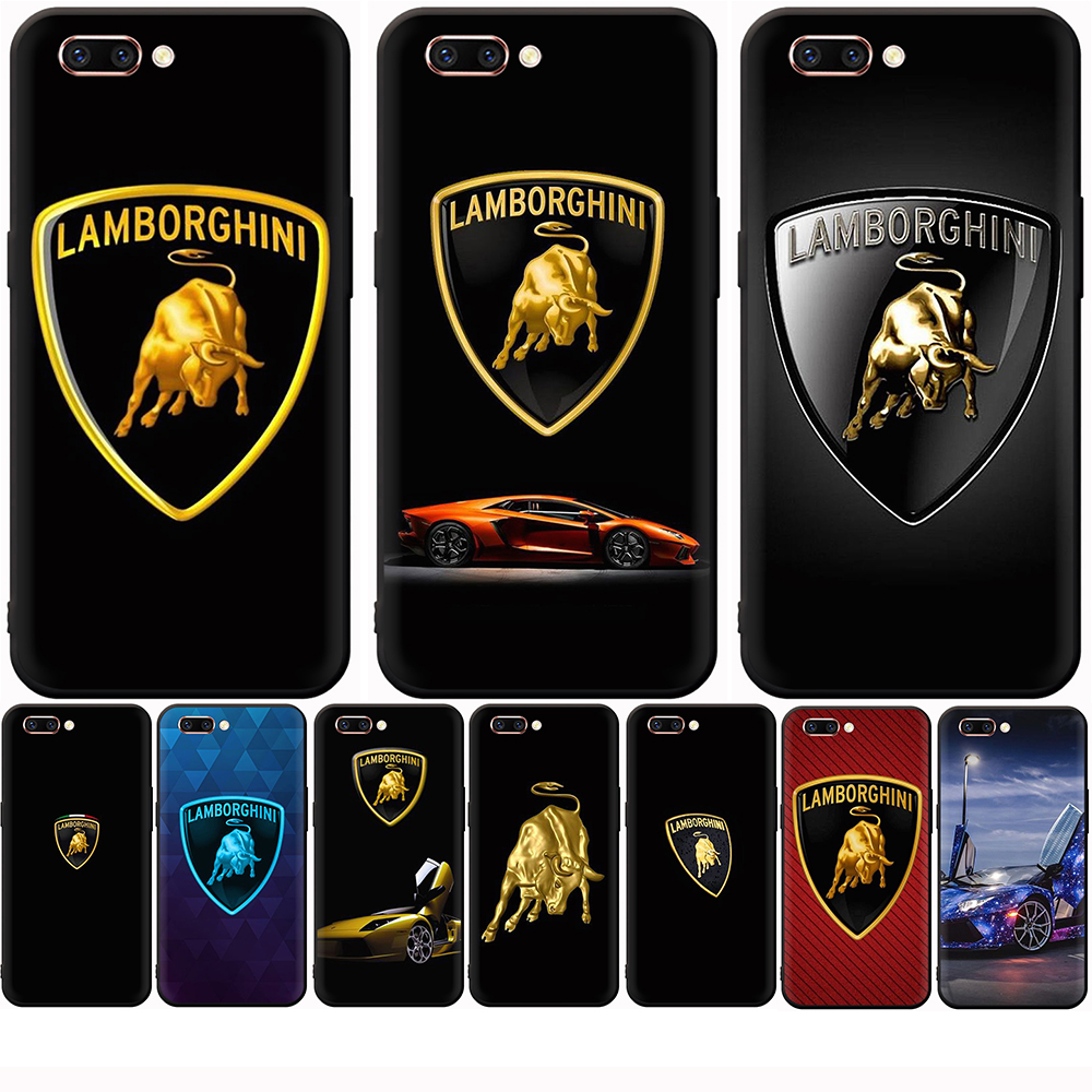 Ốp Điện Thoại Tpu Mềm Chống Rơi In Logo Lamborghini Cho Oppo A1K A3S A5 2018 A12E A5S A7 2018 A12 A5 2020 A8 A31 2020