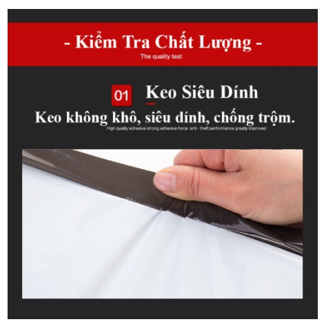 [LOẠI 1] Túi đóng gói hàng niêm phong sản phẩm chuyển phát nhanh COD - NACO - Size 32*45cm - Đông Bắc