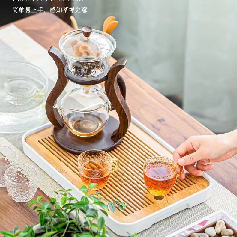 Thức ăn cho chó□►▼Ấm trà đèn lồng hoàng cung, bộ trà thủy tinh lười bán tự động, khách đến thăm nhà nổi tiếng, nghệ thuậ