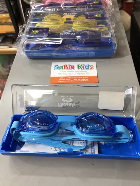 (sẵn) Kính bơi Phoenix Hàn quốc cho trẻ em / mắt kính bơi trẻ em chống nước, chống mờ (giao hỏa tốc) SUBIN KIDS