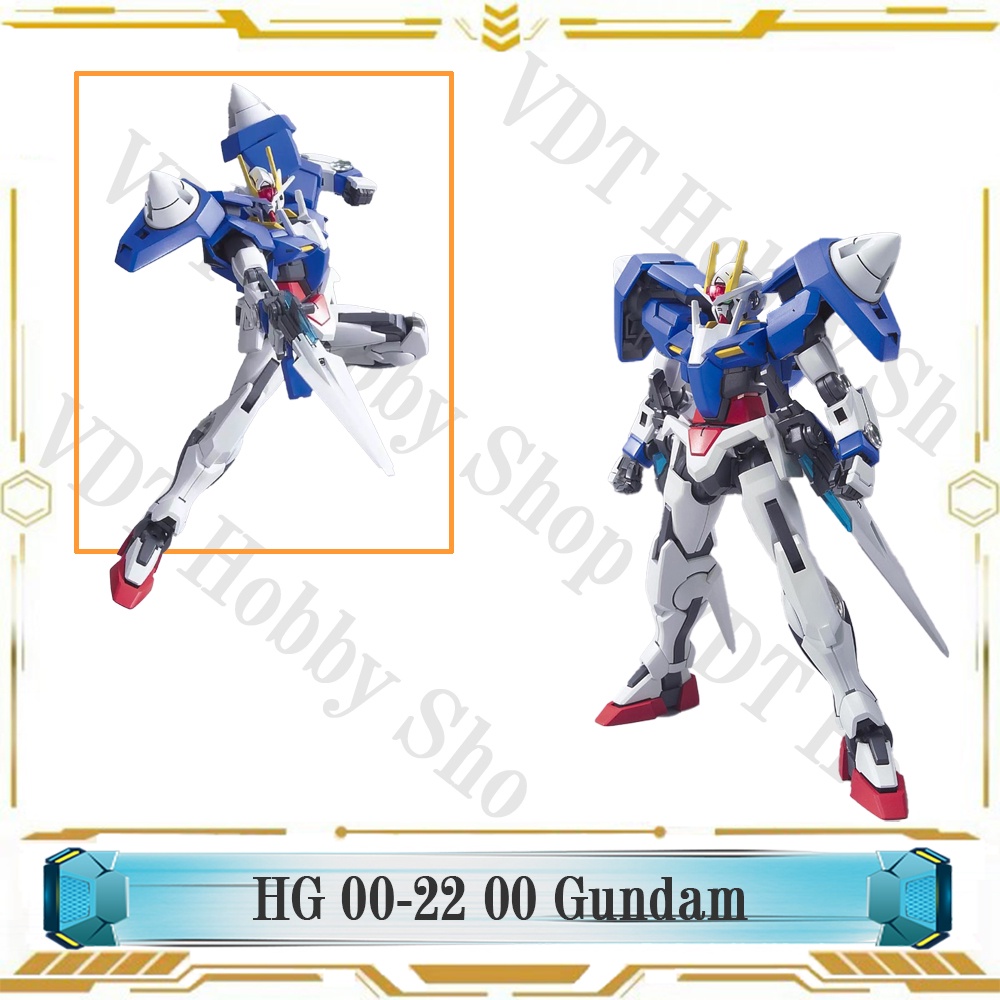 Mô hình gunpla HG 00-22 00 Gundam TT Hongli