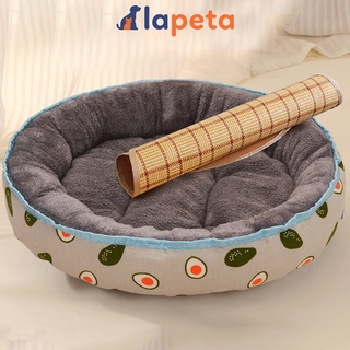 Đệm cho chó nệm cho mèo bốn mùa hình oval Lapeta