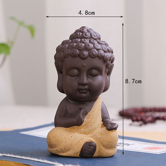 Tượng Phật Gốm Cát Tím - Đồ trang trí xe hơi, tiểu cảnh, tượng để bàn làm việc, trang trí nhà | BigBuy360 - bigbuy360.vn