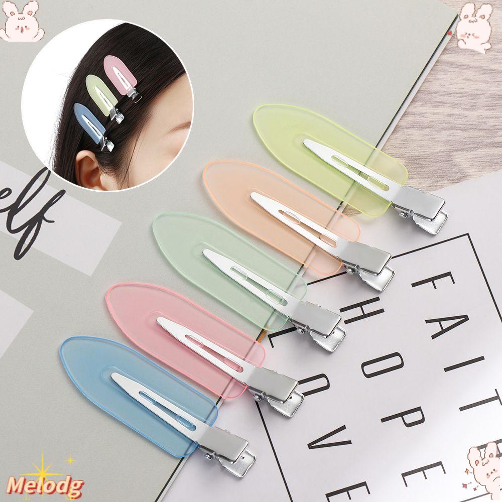 Set 4 Kẹp Tóc Mái Không Uốn Cong Thời Trang Nhiều Màu Sắc