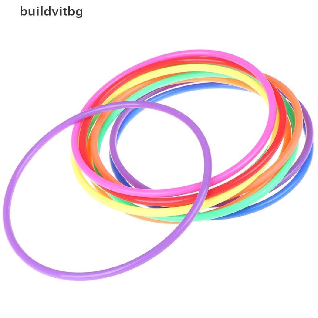 Bộ 5 Vòng Tròn Nhựa Nhiều Màu Sắc Kích Thước 18CM Đồ Chơi Giáo Dục Cho Bé