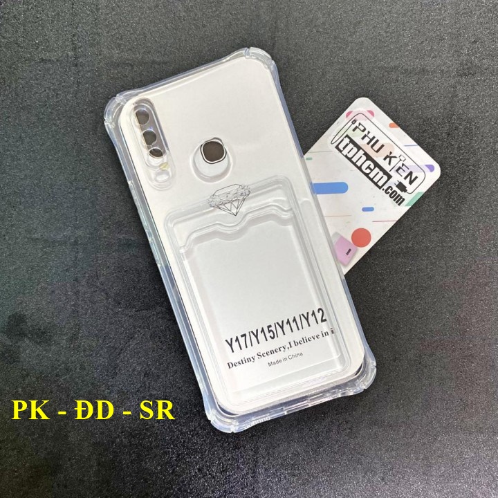 Ốp Lưng Vivo Y11 - Y12 - Y15 - Y17 - U10 Dẻo Trong Chống Sốc Đựng Card