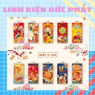 SET 10 BAO LÌ XÌ TẾT ( mẫu ngẫu nhiên)