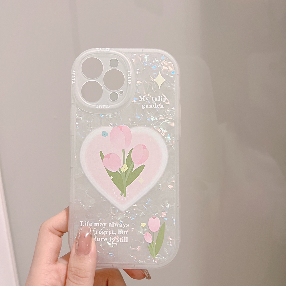 Ốp Điện Thoại TPU Mềm Chống Sốc Hình Hoa Cho iPhone 11 12 13 Pro max mini XS max xr 7 8 se2020 plus