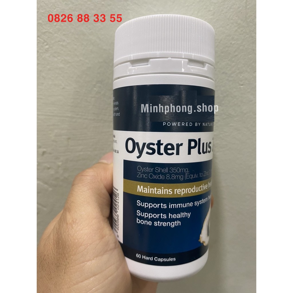 Tinh chất hàu Oyster Plus Úc (Hàu cao),60 viên