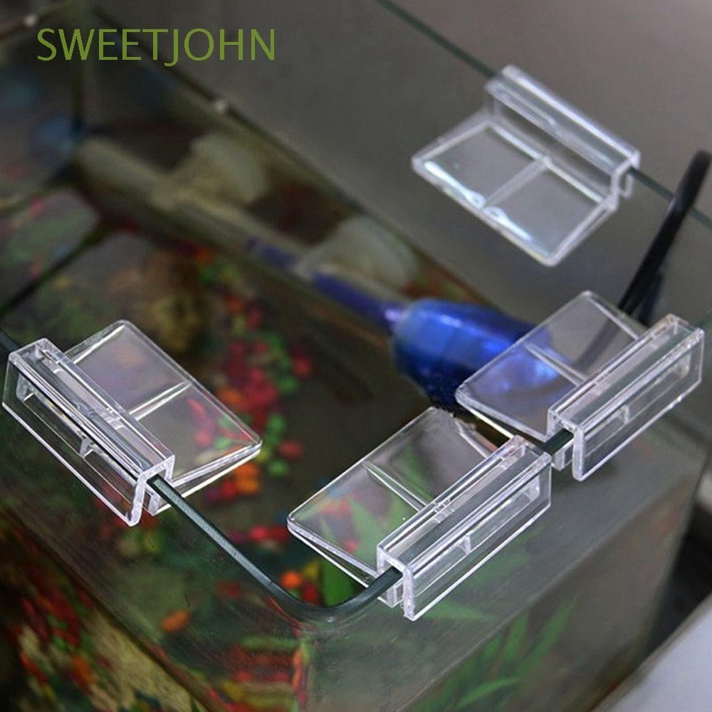 Set 4 kẹp giữ nắp bể cá thủy sinh bằng acrylic trong suốt phù hợp cho kính có độ dày 6/ 8/ 10/ 12mm