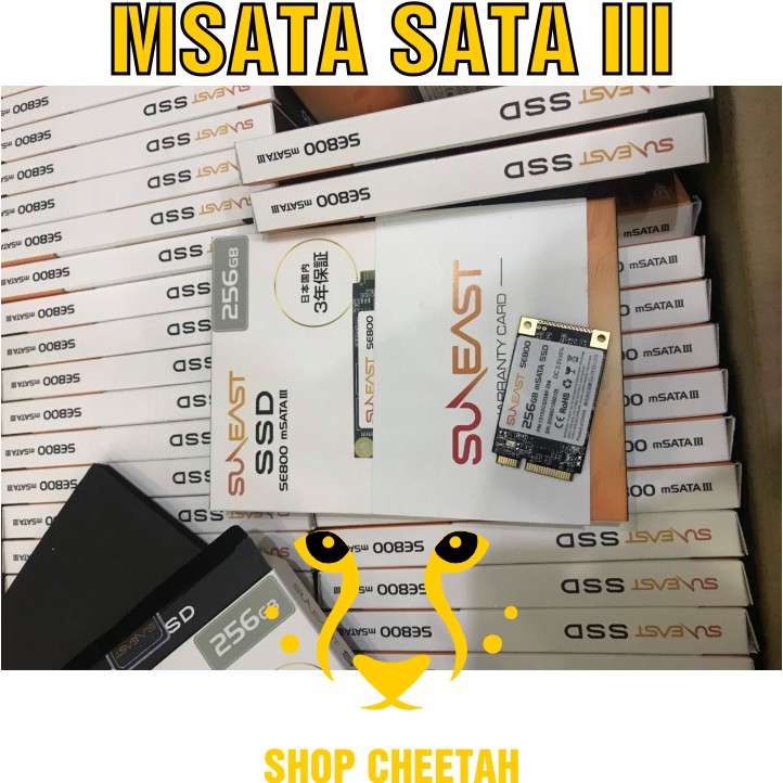 Ổ cứng SSD mSATAIII SunEast 256GB/128GB nội địa Nhật Bản – CHÍNH HÃNG – Bảo hành 3 năm – SSD M2 Sata3/ mSATA3