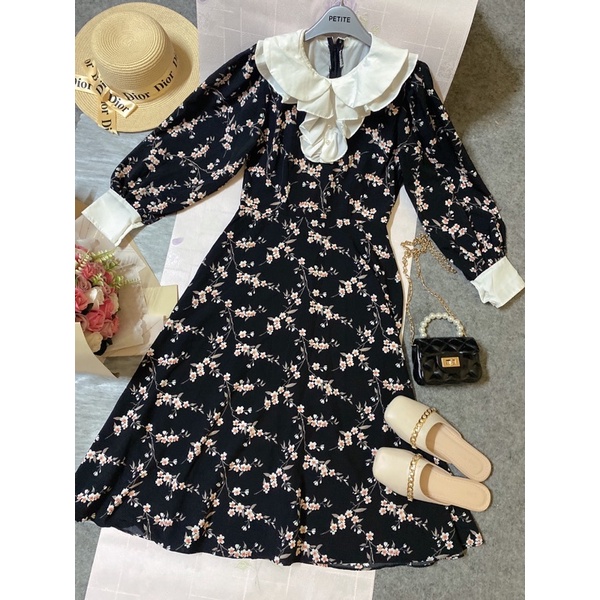 VÁY HOA NHÍ VINTAGE-SIÊU DỄ THƯƠNG, VẢI MỀM MỊN