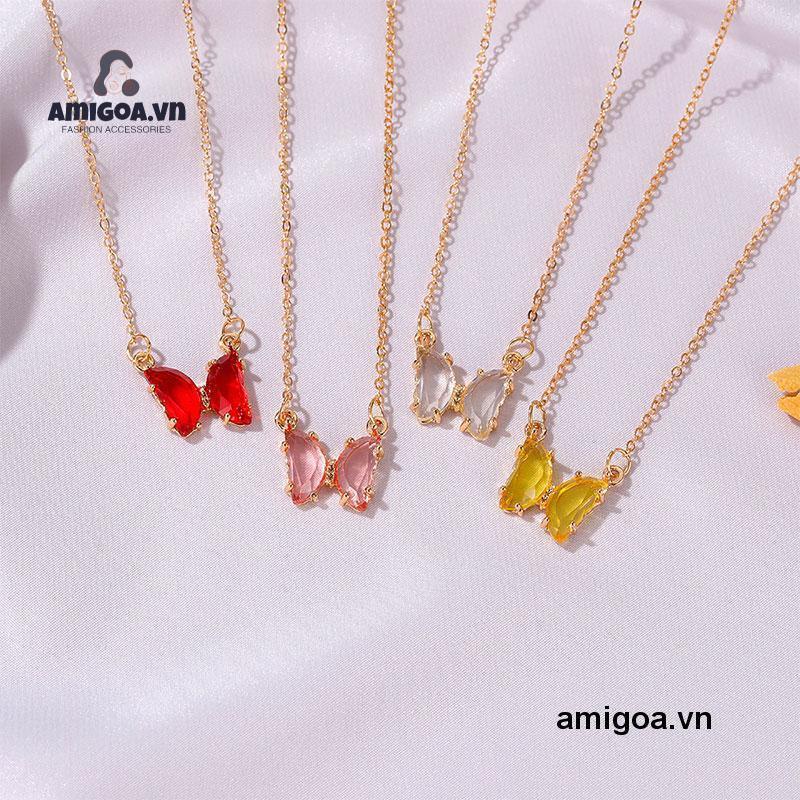 ✨✨vòng cổ Mạ Vàng Mặt Hình Bướm Phong Cách Hàn Quốc