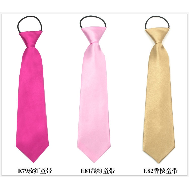 Cà Vạt Nhỏ Màu Đen / Đỏ Dành Cho Bé Trai / Bé Gái Biểu Diễn Ngày Lễ 61