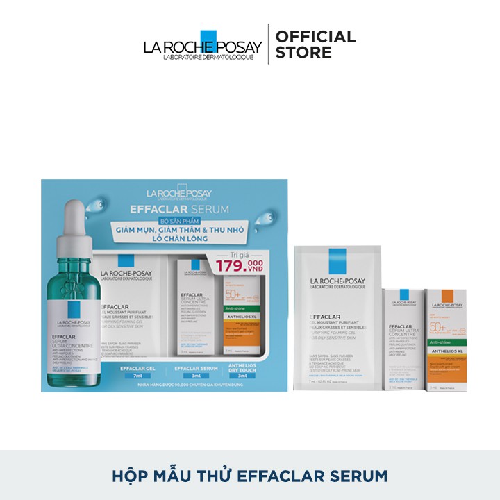 Bộ sản phẩm mẫu thử La Roche Posay Effaclar Serum 2021