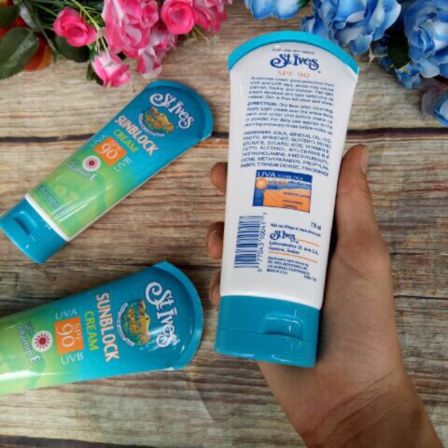 Kem Chống Nắng Stives SPF 90 Sunblock 🌱