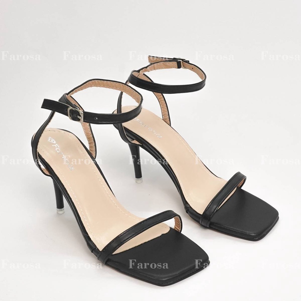 Giày sandal cao gót nữ 7 phân quai mảnh gót nhọn mã V74