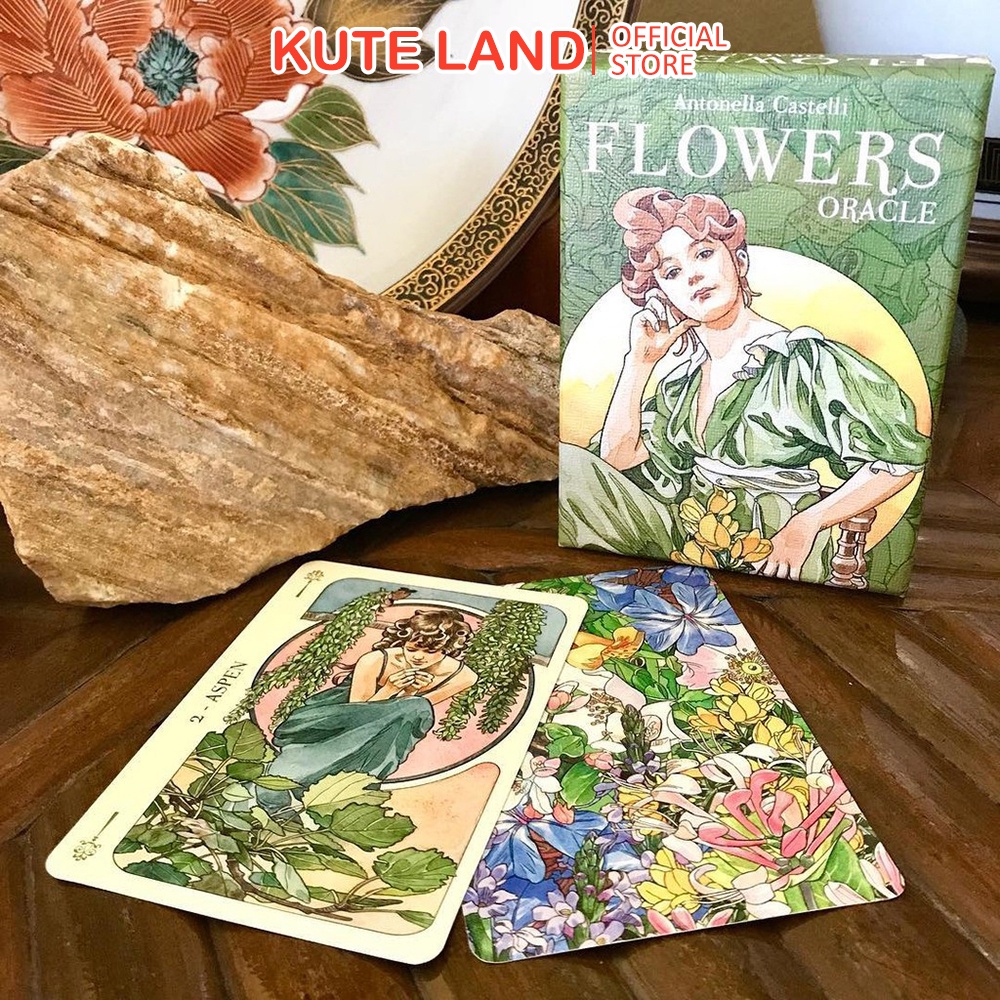 Bài Oracle Flowers 38 Lá Bài Tặng File Tiếng Anh Và Đá Thanh Tẩy C99