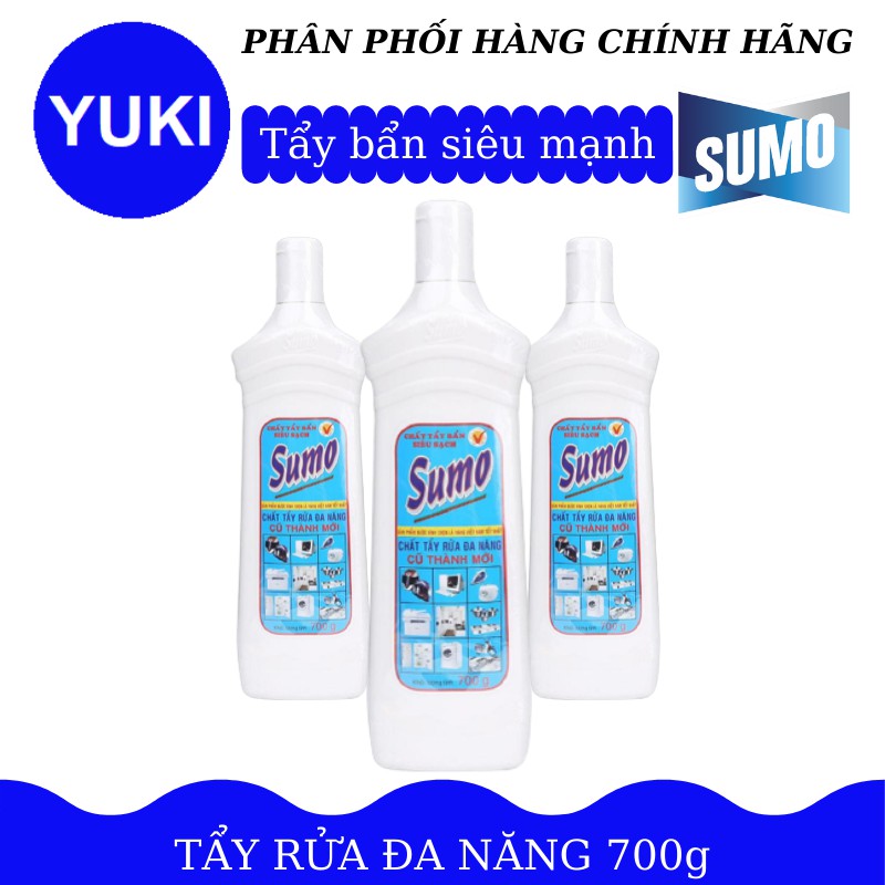 Combo 2 Chai Tẩy Rửa Đa Năng Trắng Sumo 700g | YUKI MISE