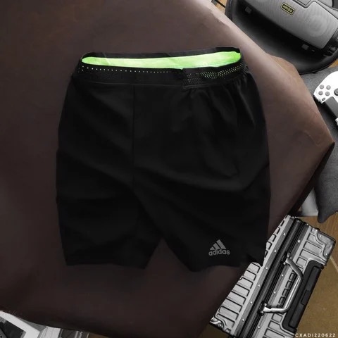 Quần Short Nam Đùi Adidas Dù Đùi Xẻ Đai Màu Hàng Xuất Xịn Cao Cấp Vải Nhẹ Mát - Có Túi Ziper, Có Big Size