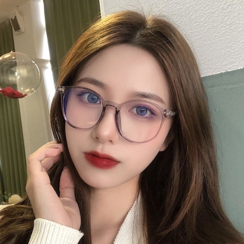  Mắt kính gọng tròn chống bức xạ thời trang Hàn Quốc nữ tính