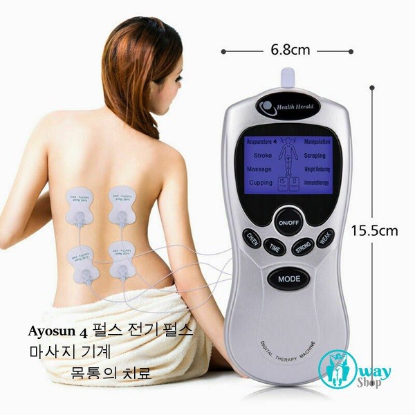 Máy massage xung điện | Máy massage trị liệu | giảm nhức mỏi vai gáy | tặng kèm 4 miếng dán + 2 viên PIN - Soleil home