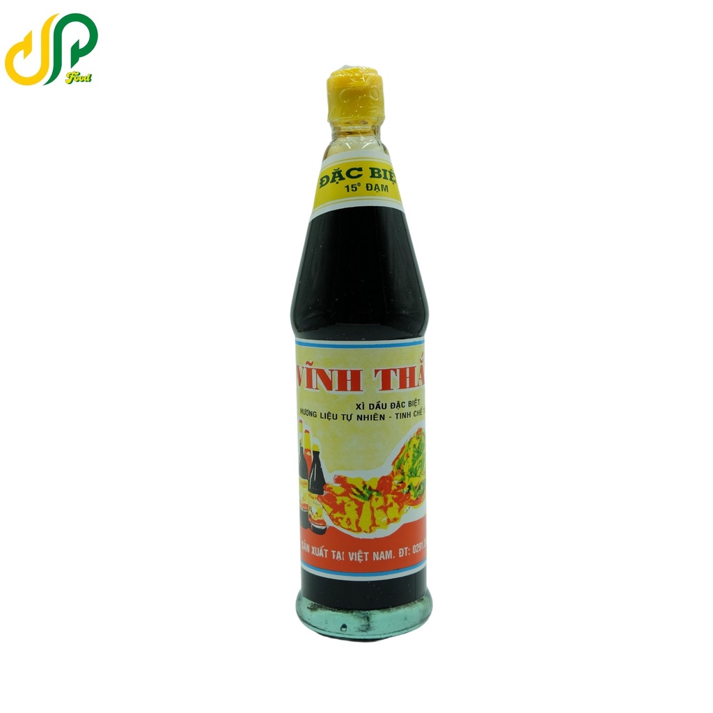 Nước tương Vĩnh Thắng đặc biệt chai thủy tinh 1L
