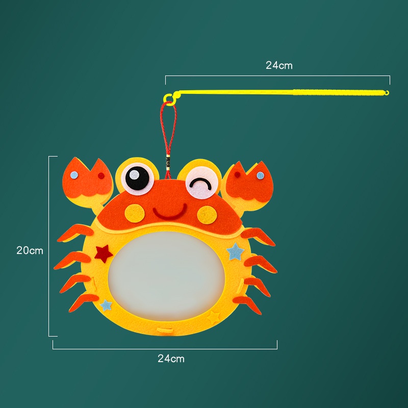 Lồng Đèn Hình Thỏ Hoạt Hình Thủ Công diy Dành Cho Trẻ Em