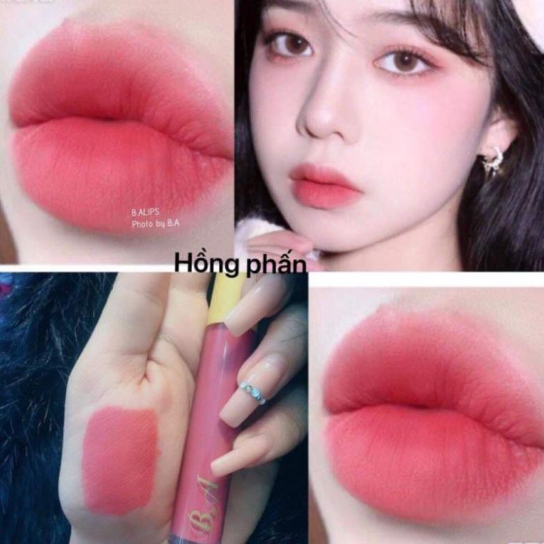 <Mua 1 tặng 1 dưỡng môi>Son B.A Beauty velvet lips_Màu Hồng phấn