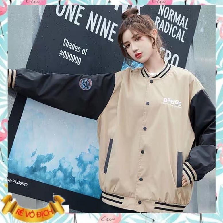 [Mặc là Auto Đẹp] Áo Khoác Bomber - Bomber Jacket Chất Dù form rộng Thêu Badge , Bomber phong cách  AA | BigBuy360 - bigbuy360.vn