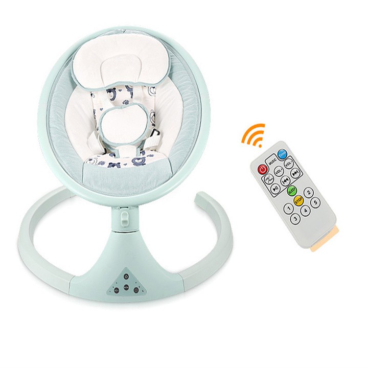 Nôi điện cho em bé tự động đu đưa, võng cho bé, cũi điện cho bé, có điều khiển